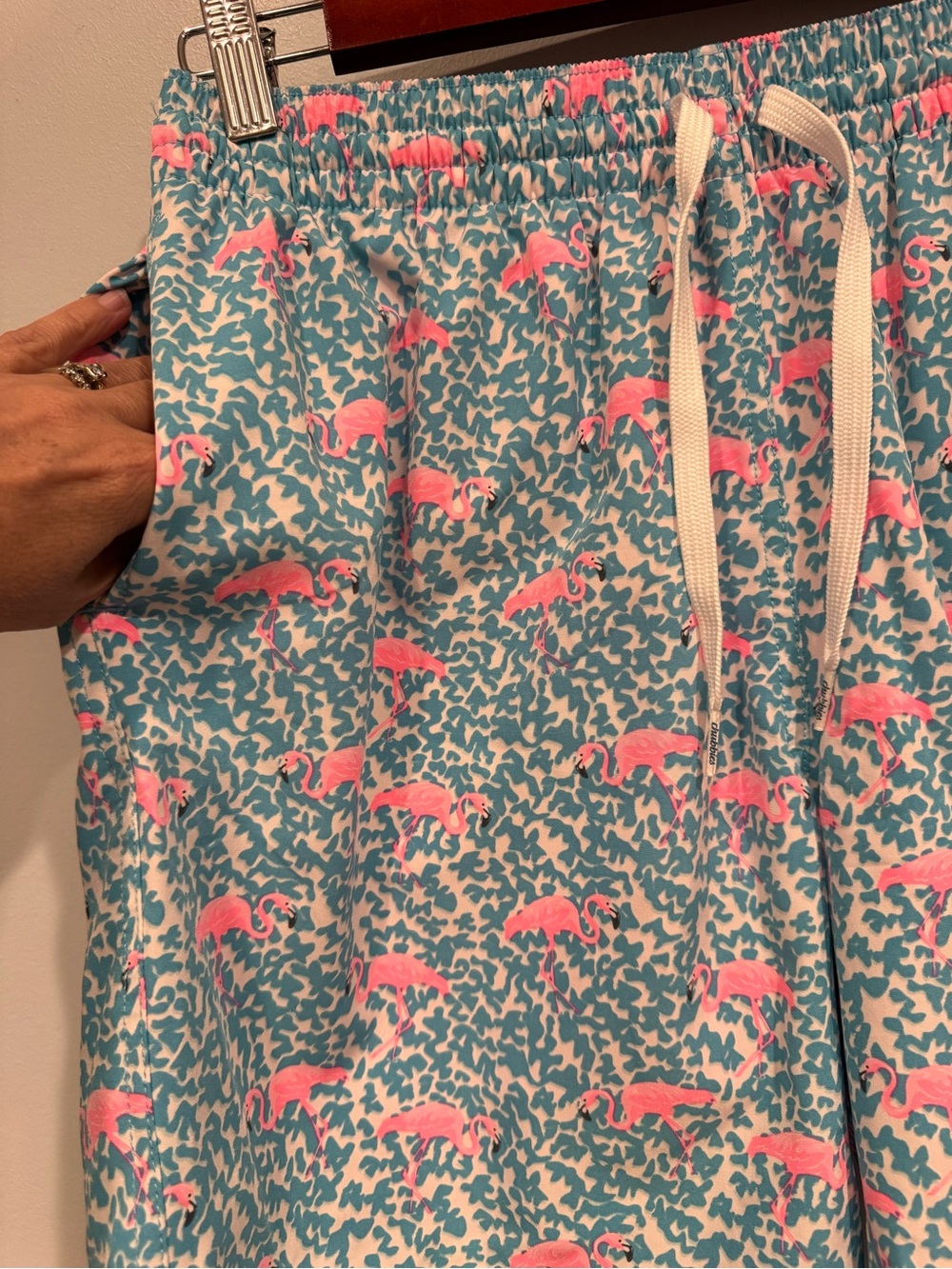 Chubbies The Domingos Are For Flamingos 7" Lined Swim Trunk - Picture 4 of 8